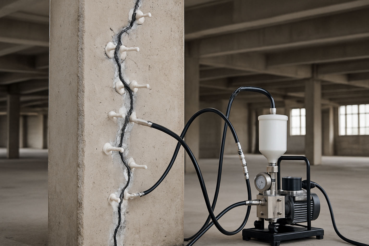 Concrete Crack Repair: Epoxy Injection Guide