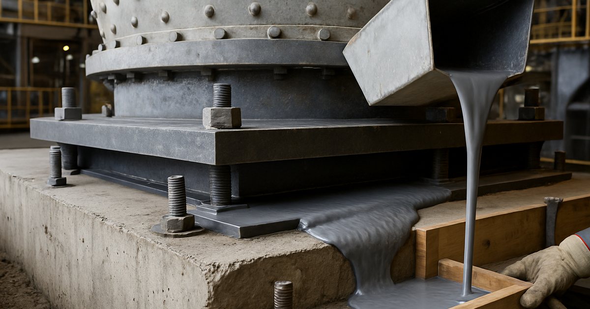 Epoxy Grout for Mining Equipment: Mills & Crushers