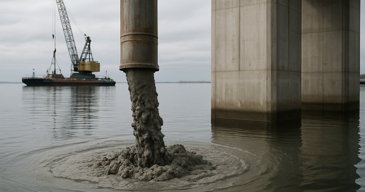 Underwater Epoxy Grout: Marine Pile Jacket